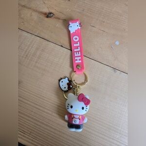 Hello kitty with a camera key chain